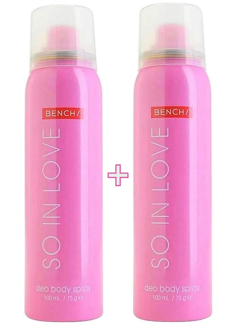 [قطعتين] بينش معطر للجسم سو ان لوف 100مل